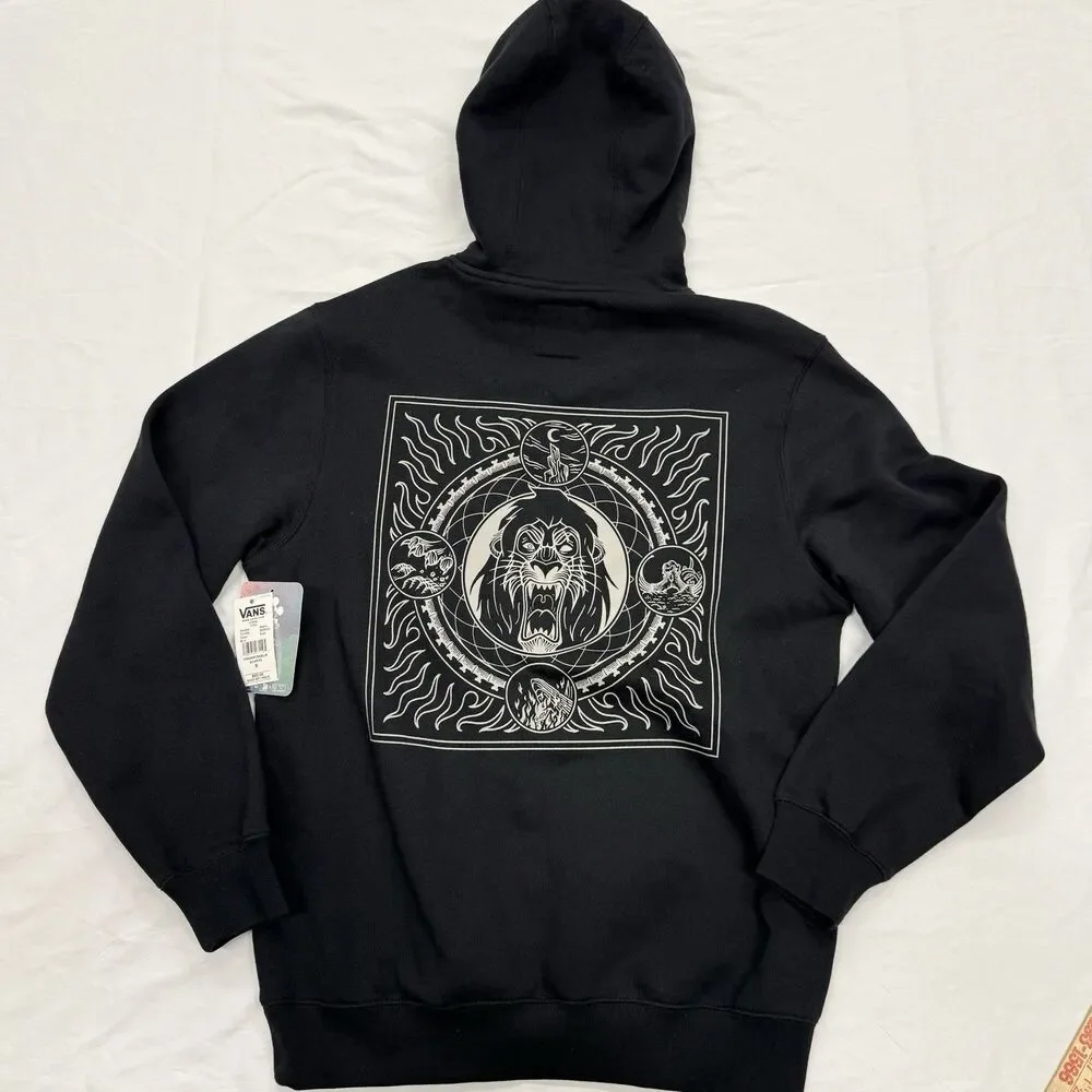 New Disney x Vans Men’s Small Black Hoodie Sweatshirt The Lion King Graphic - Picture 12 of 13